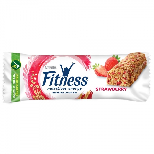 BATON CEREALE CU CAPSUNI FITNESS 23G