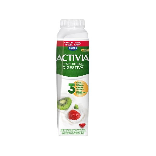 IAURT ACTIVIA DE BAUT CU CAPSUNI/KIWI 320G