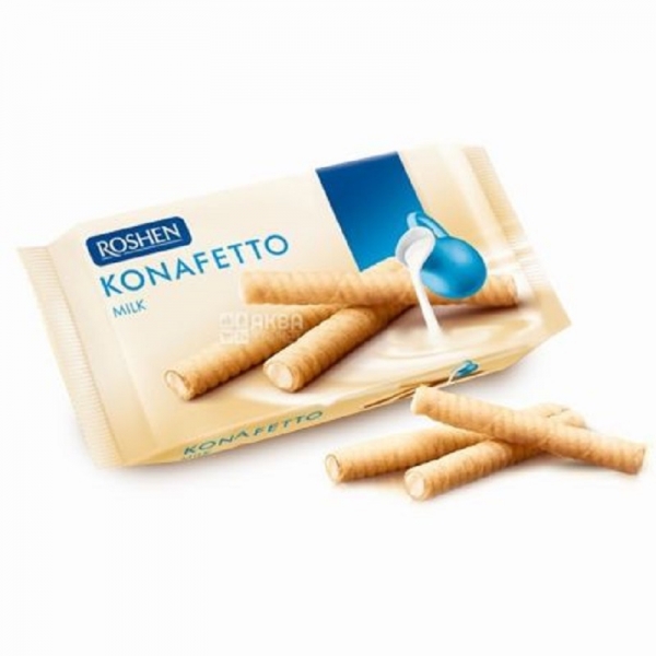 RULOURI DE NAP KONAFETTO CU CR LAPTE ROSHEN 140 G