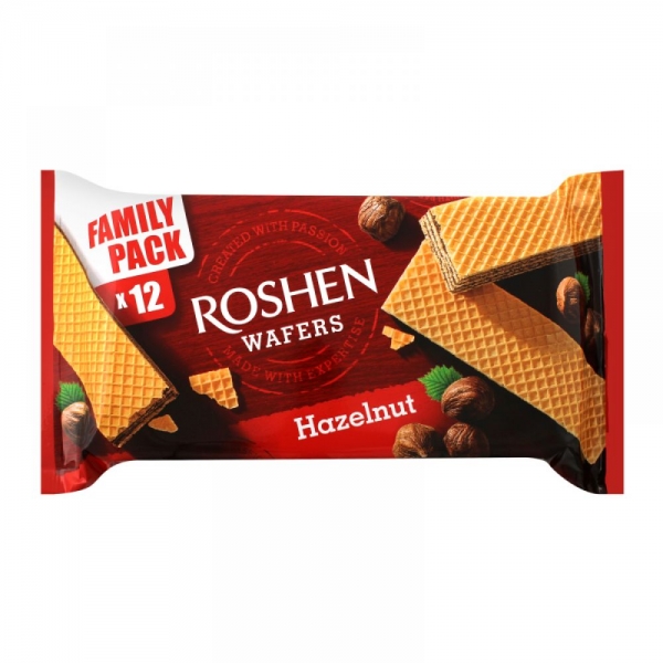 NAPOLITANE HAZELNUT CU UMPLUTURA DE ALUNE ROSHEN 216G             